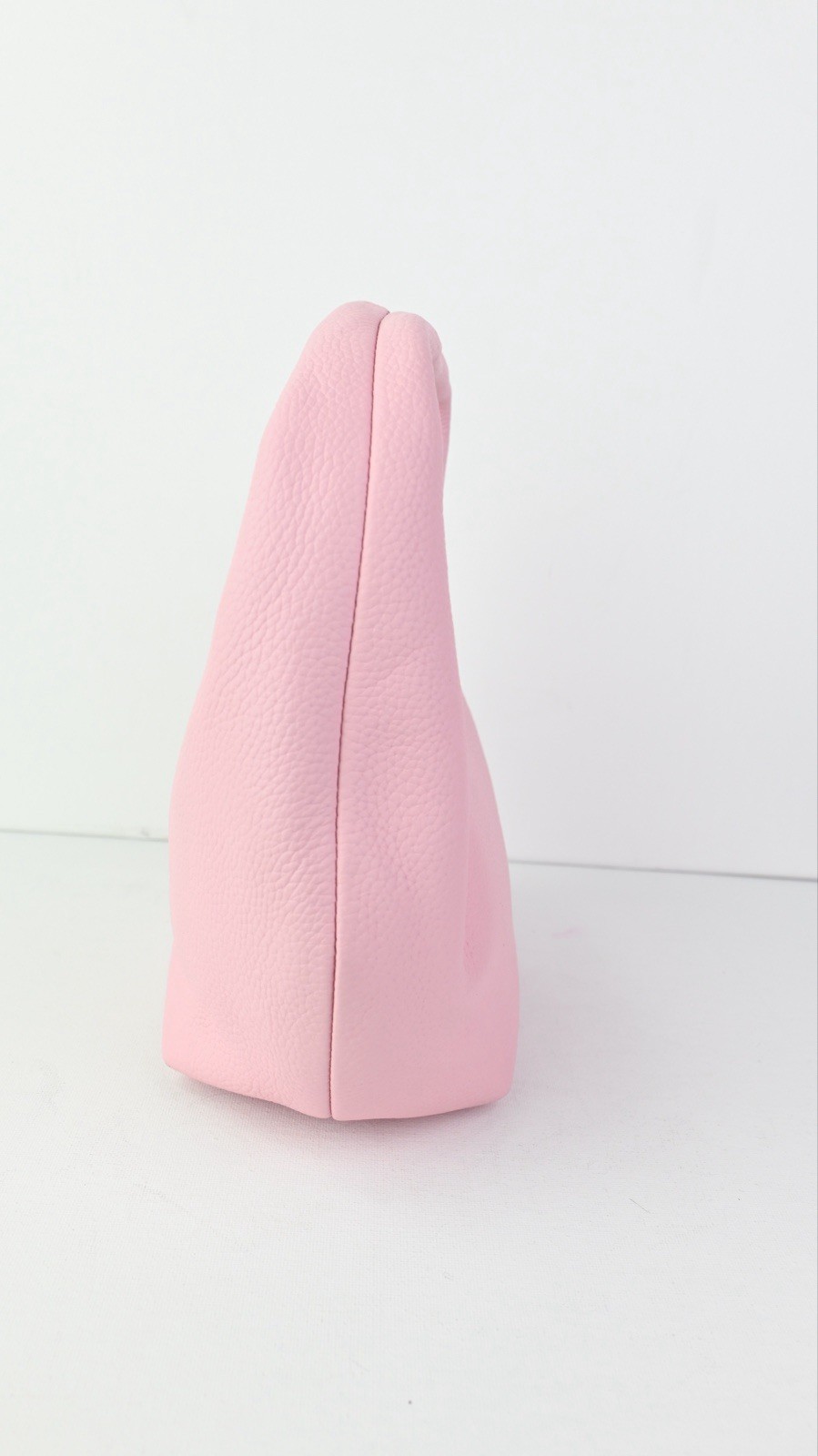 OROTON “Tulip Mini” leather day bag in tulip pink