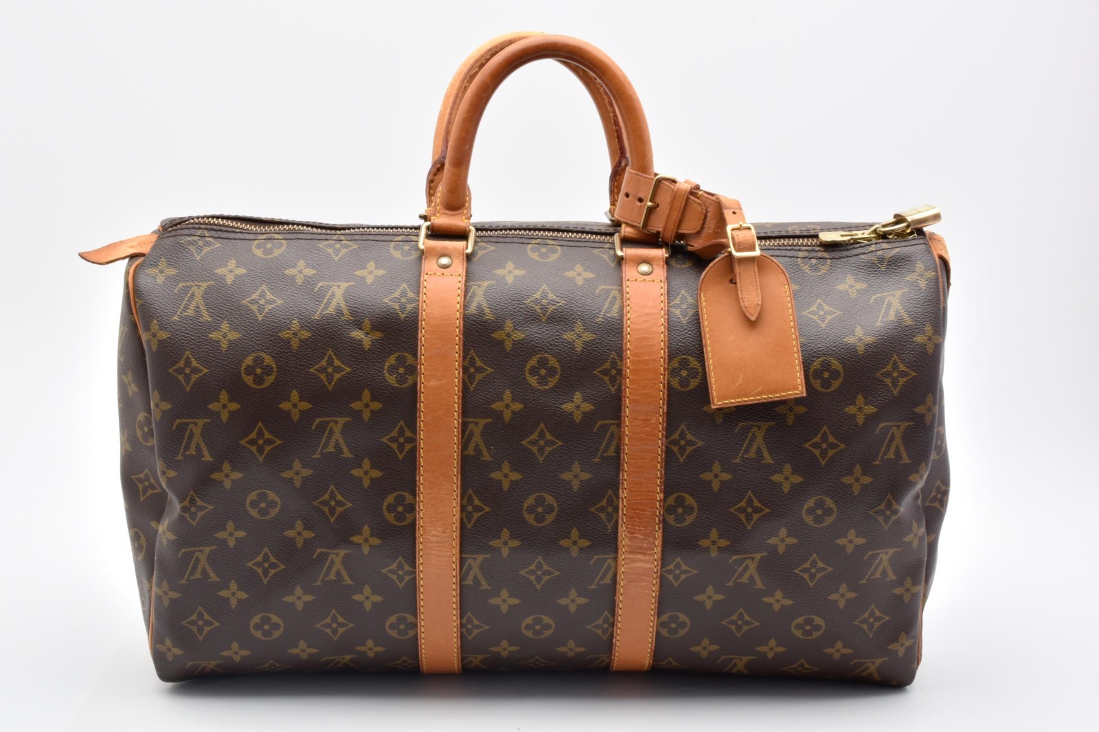 LOUIS VUITTON Keepall 45 Monogram Boston Bag M41428 Authentic From JAPAN #19