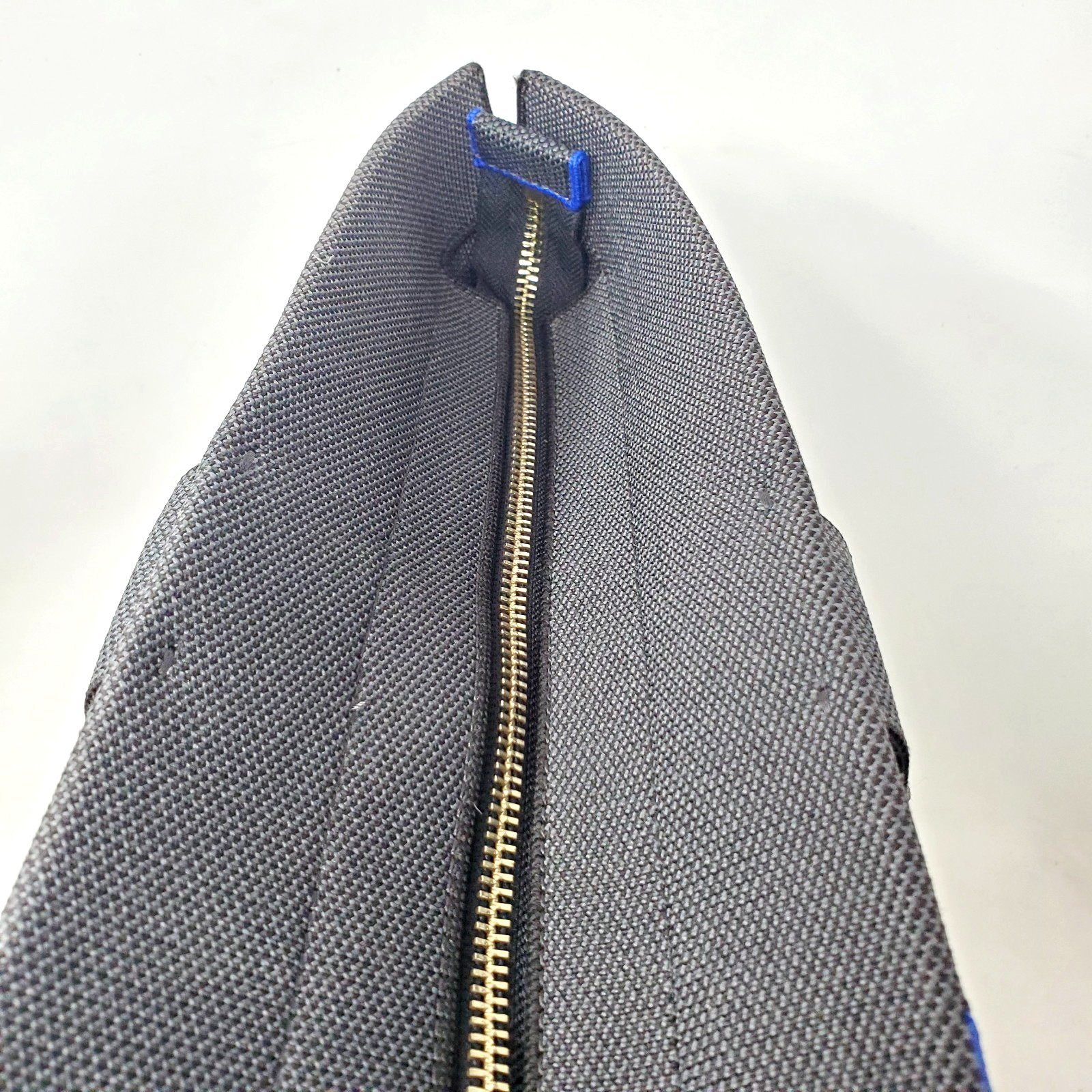 Rothy’s The Essential Tote Dark Grey Blue Trim Large Beach Work Office Bag