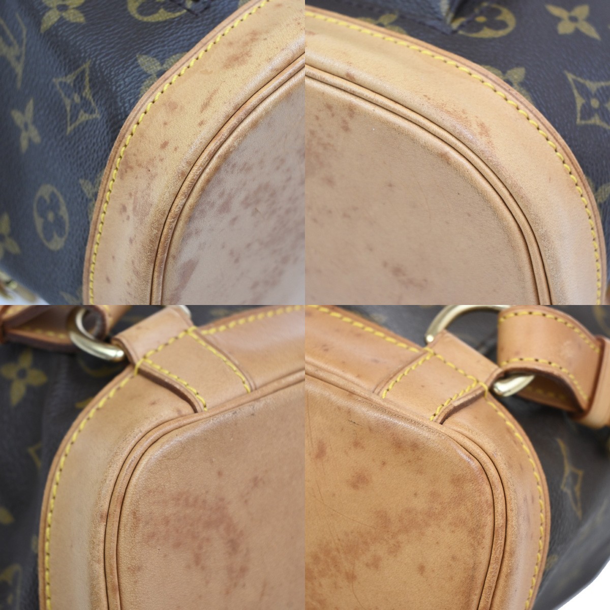 LOUIS VUITTON Montsouris MM Backpack Bag Monogram M51136 France 77KD224