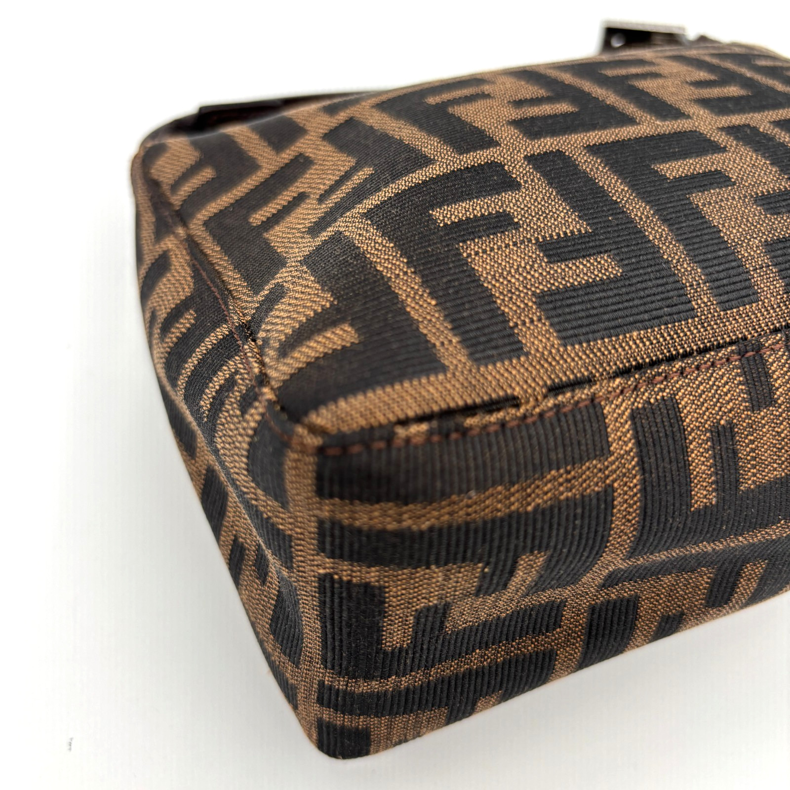 FENDI zucca Accessory Pouch bag Purse Authentic 0098