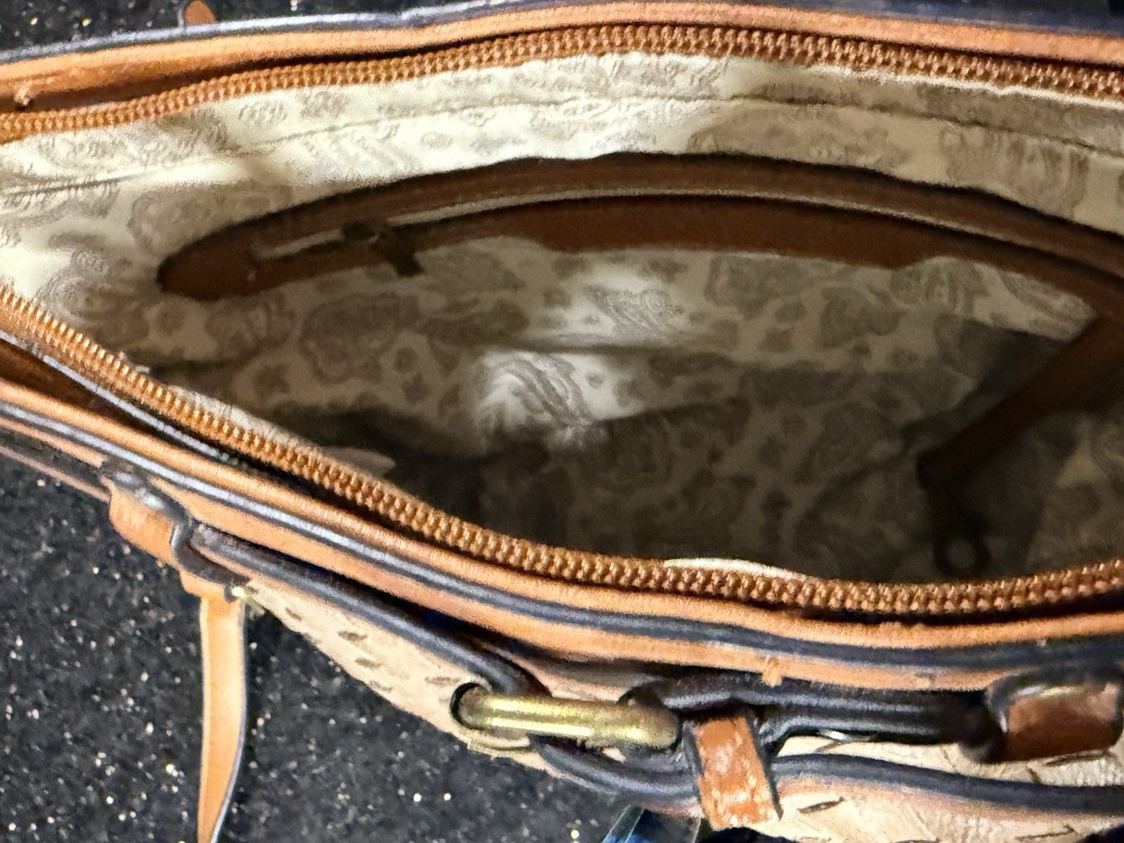 Simply Noelle Shoulder Bag Crossbody Purse With Wallet Weave Tan Brown