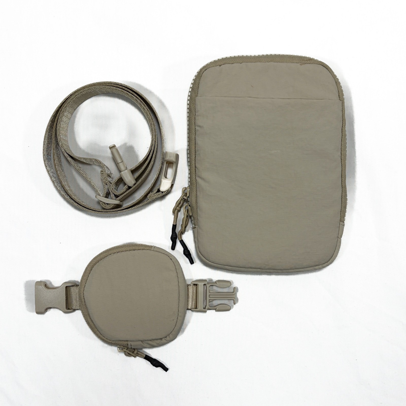 Utility Belt Bag Neutral Removable Strap Small Attachable Pouch