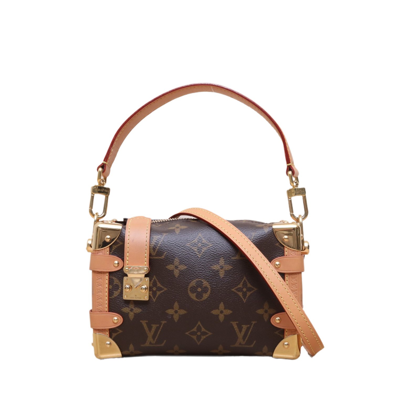 LOUIS VUITTON Side Trunk 18cm PVC Shoulderbag Crossbody Bag