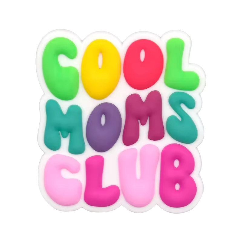 Bag Charm Croc Charm Cool Moms Club Large for Tote Crocs Accessories