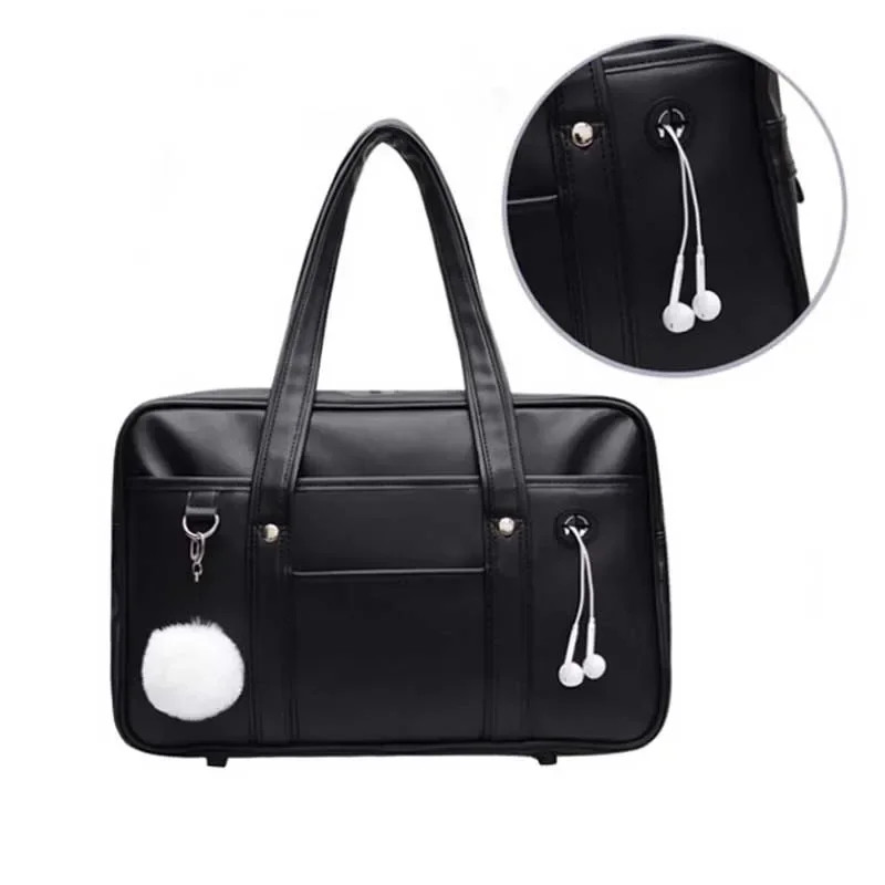 Japanese PU School Bag Anime Uniform Tote for Junior High Students Women