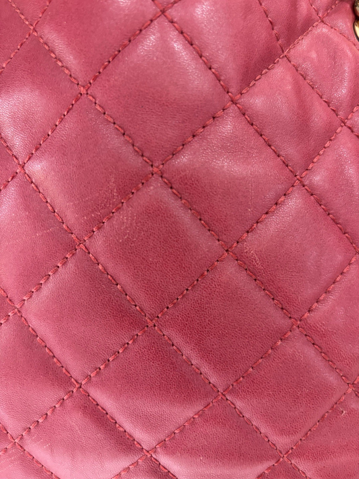 Michael Kors SUSANNAH Red Quilted Tote Handbag