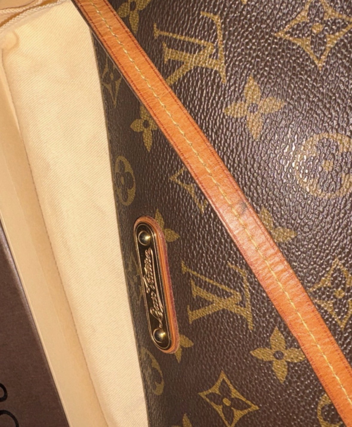 Louis Vuitton Eva Crossbody Brown Canvas Coated Monogram