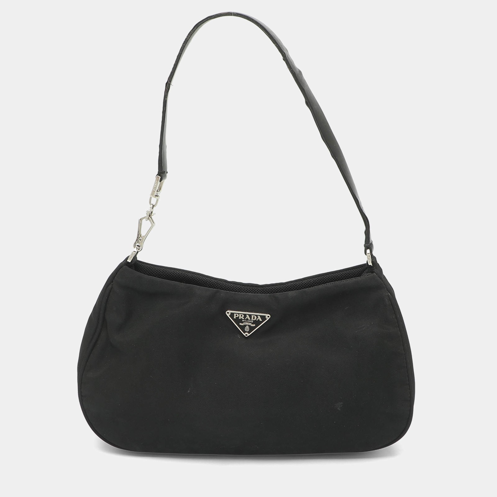 Prada Cleo Black Nylon Hobo