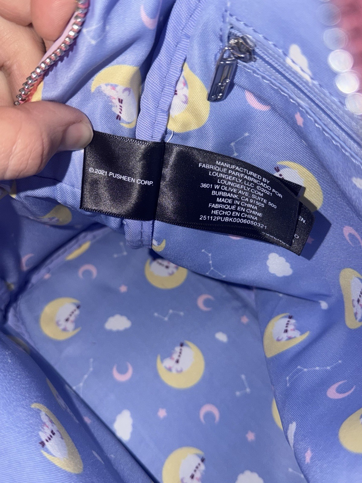 Loungefly Pusheen Plush Caticorn Mini Backpack – Lavender Straps – NWOT – Unused