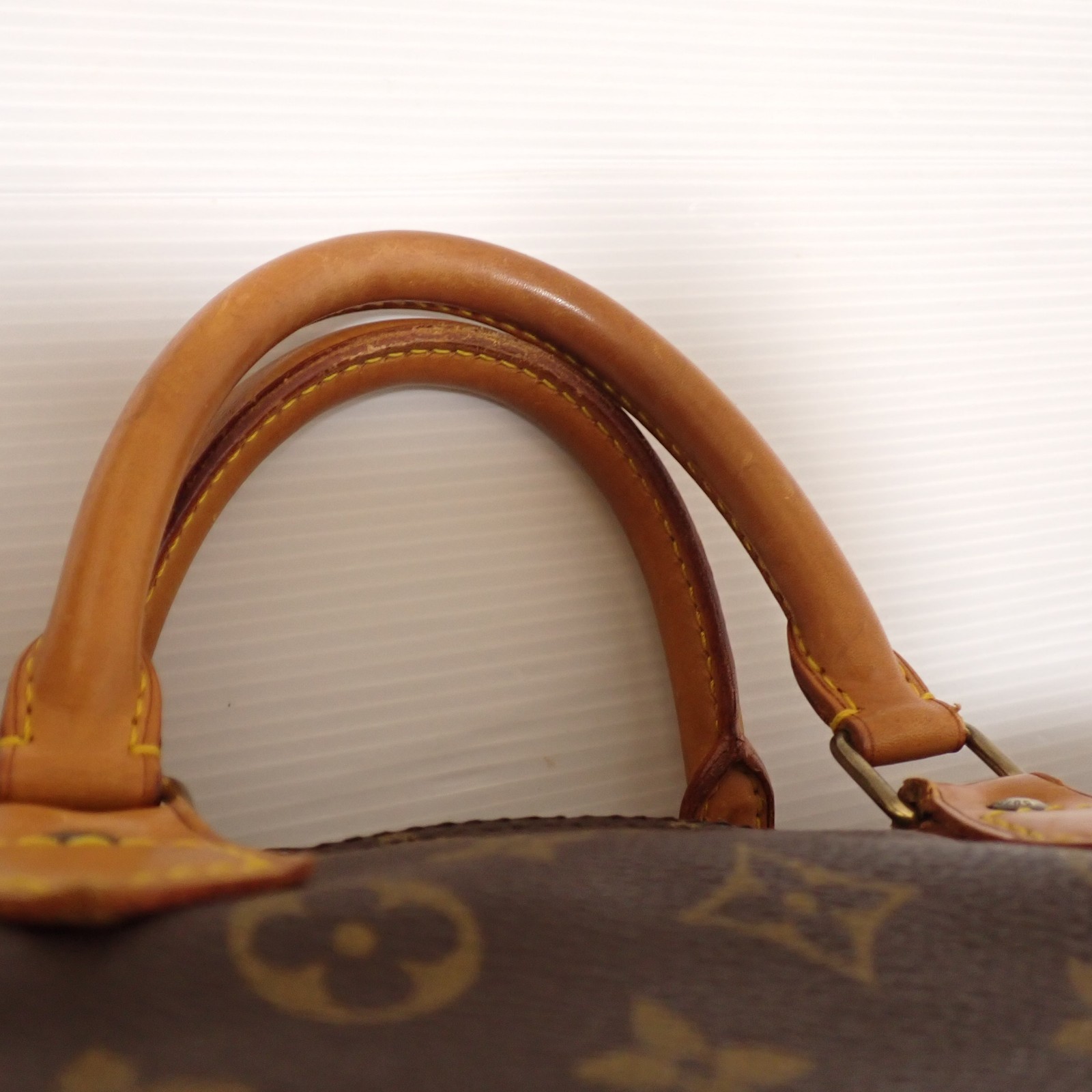 Louis Vuitton Monogram Speedy 40 Purse Bag M41522 Brown Pre-Owned MB0912