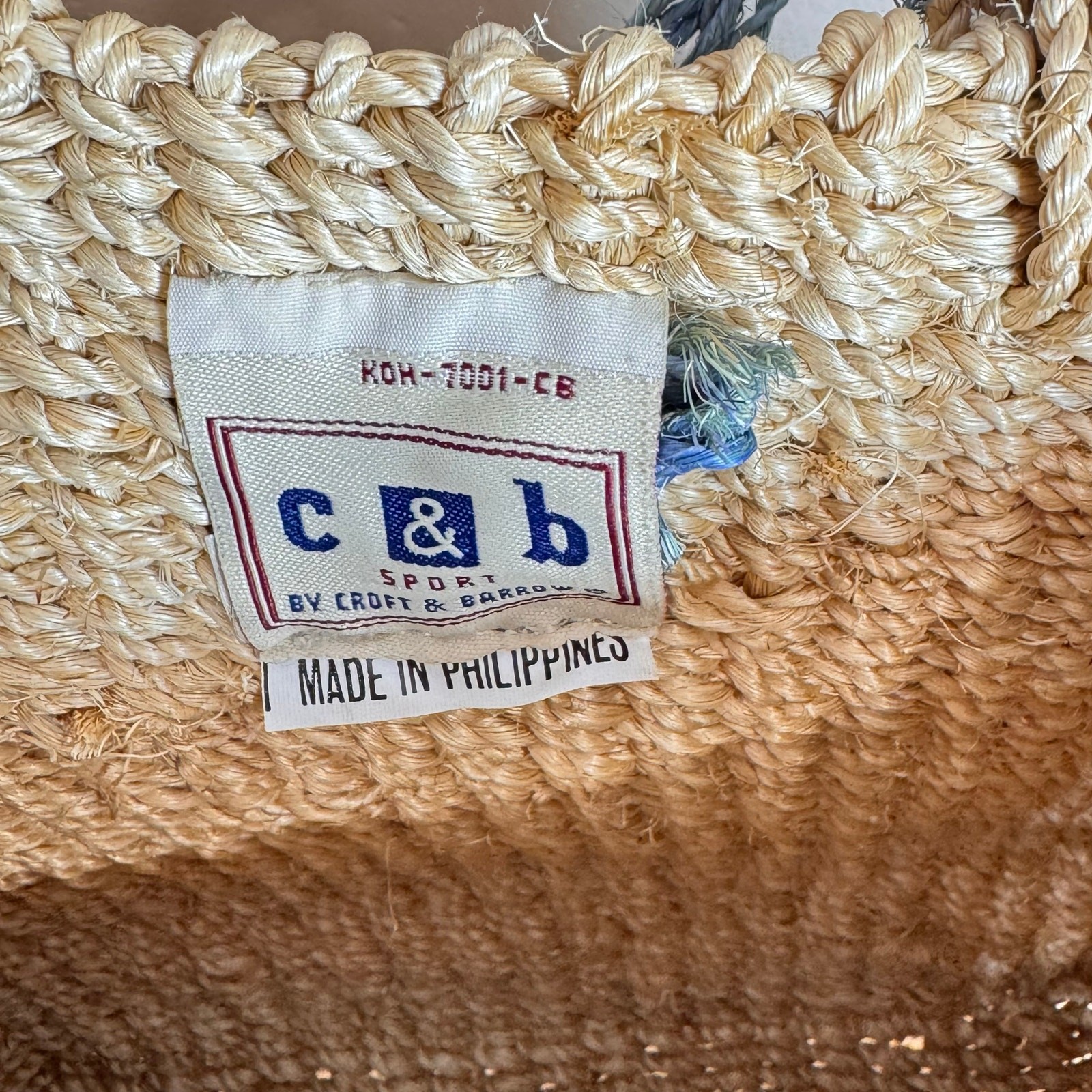 VTG Croft & Borrow Straw Bag Fish 90s Y2K Crossbody Tote Beach Vacation