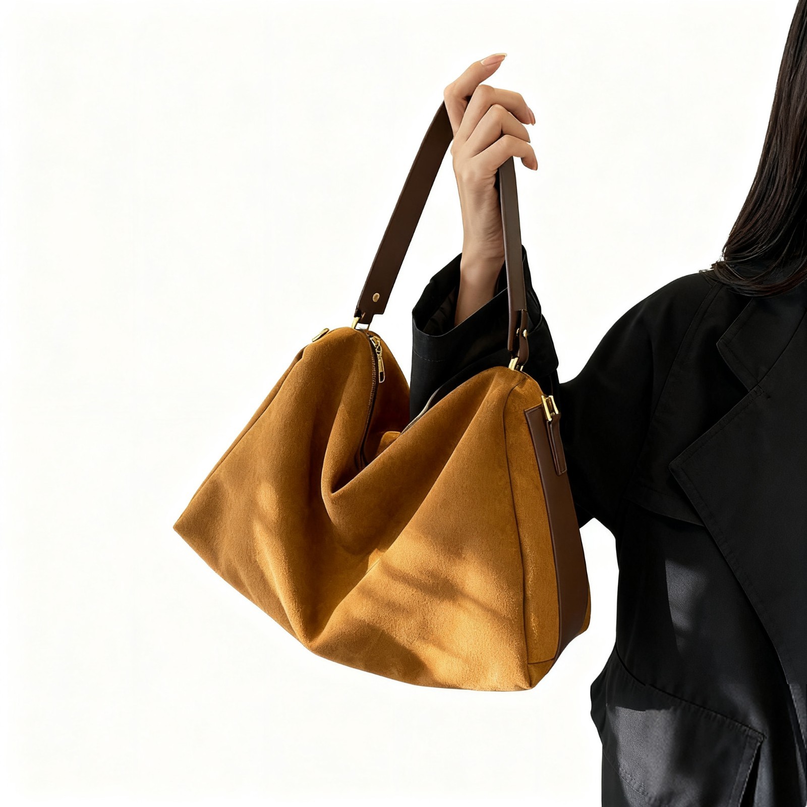 Retro Shoulder Bag Handbag, Women’s Large Capacity Crossbody Tote Purse