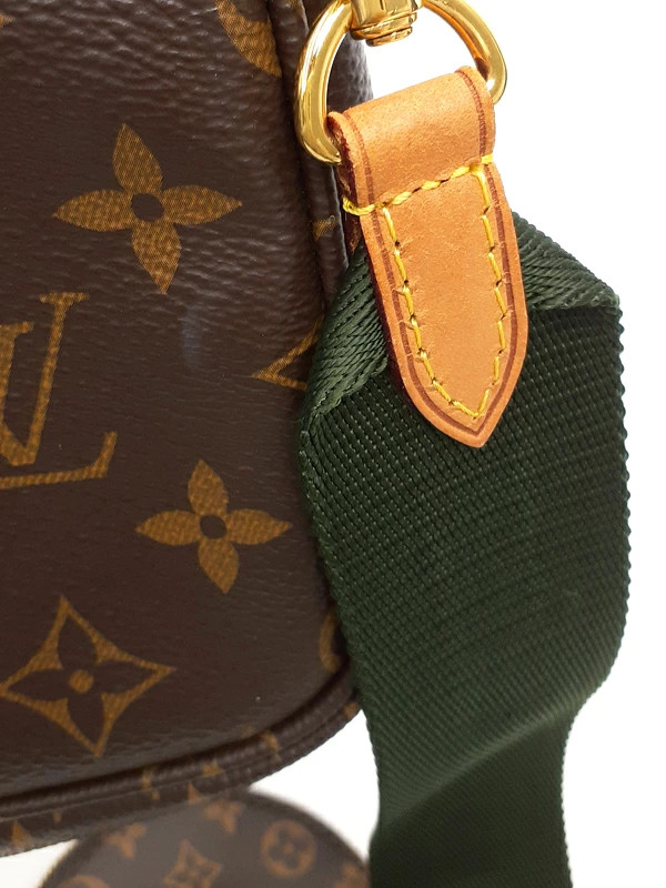 Louis Vuitton Pochette M44813 Canvas Brown Shoulder Bag Women’s #TB2569