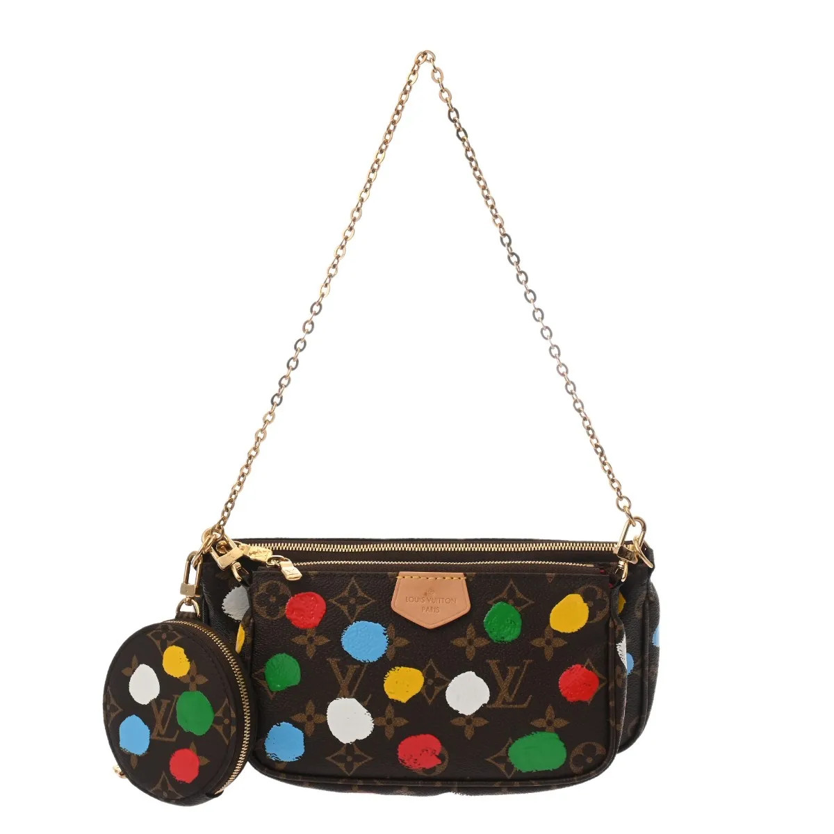 Louis Vuitton Pochette M46385 Shoulder Bag Monogram Canvas Multicolor #WB1305