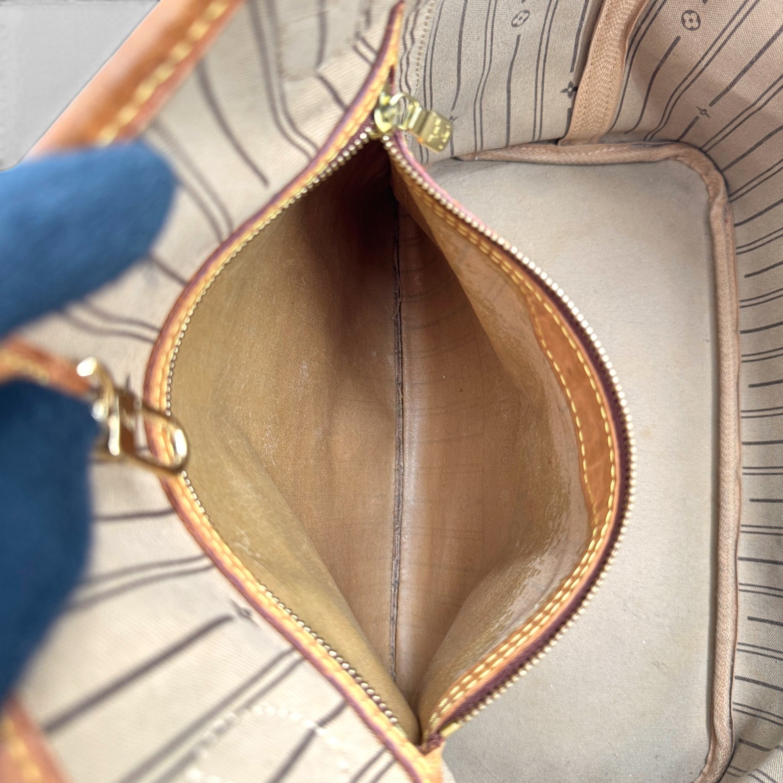 LOUIS VUITTON Neverfull PM Monogram Brown Shoulder Tote Bag M40155