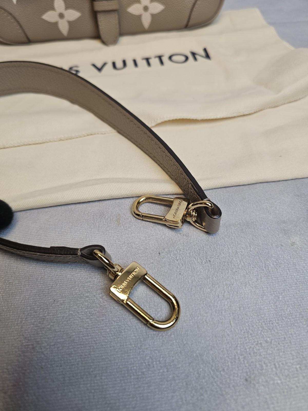 Louis Vuitton Monogram Empreinte Bicolor Turtledove Diane Set