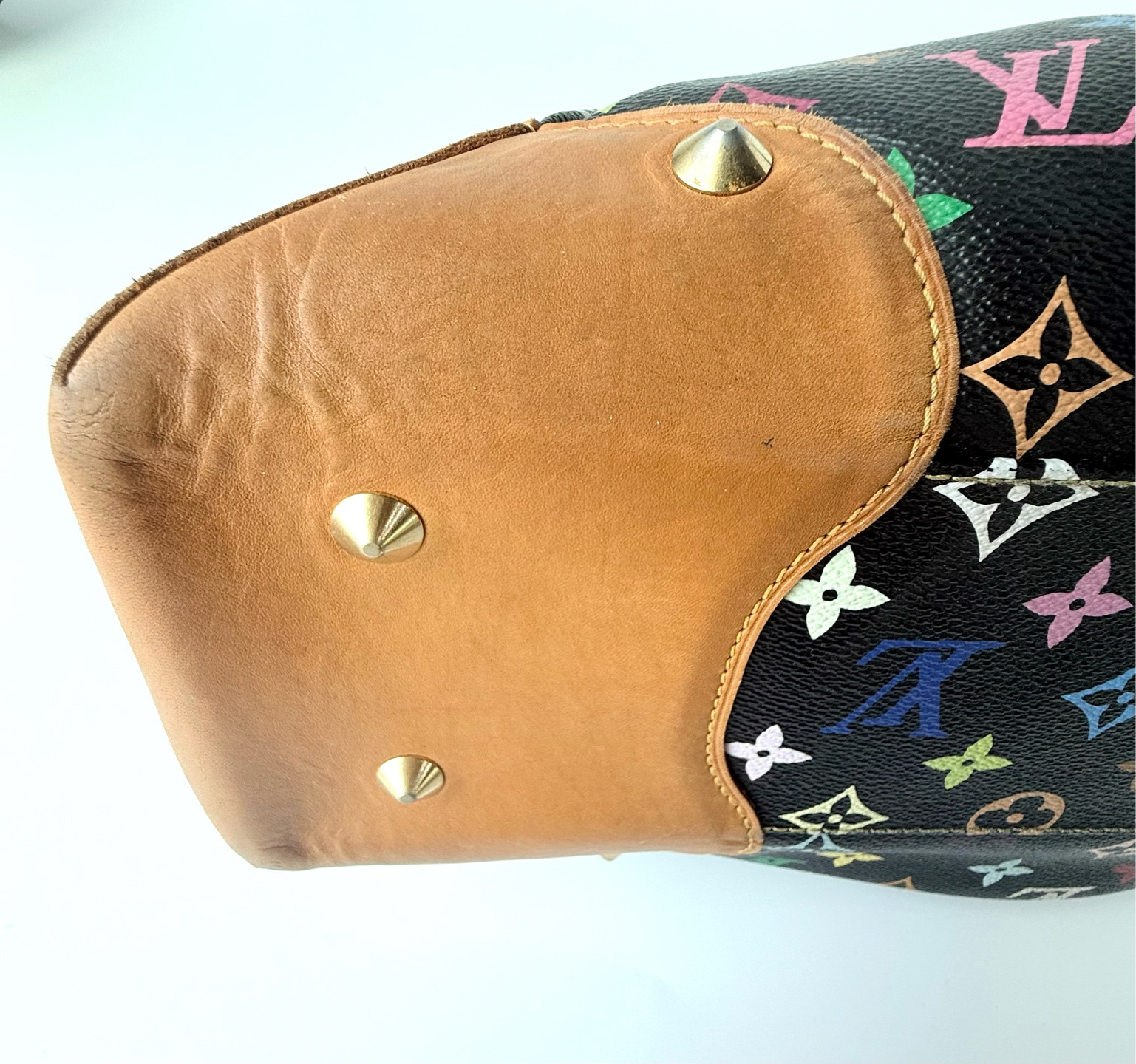 Louis Vuitton judy Monogram Multicolor Chain Bag Black 2Way