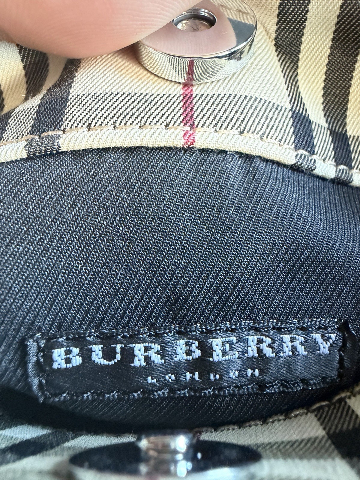 BURBERRY HOUSE CHECK MINI SHOPPER TOTE