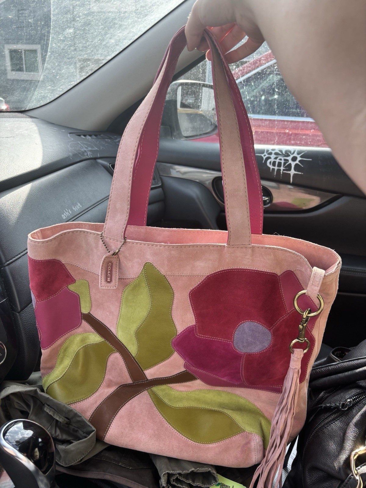 AUTHENTICATED Coach ULTRA RARE “Peace for Poppies” Tote