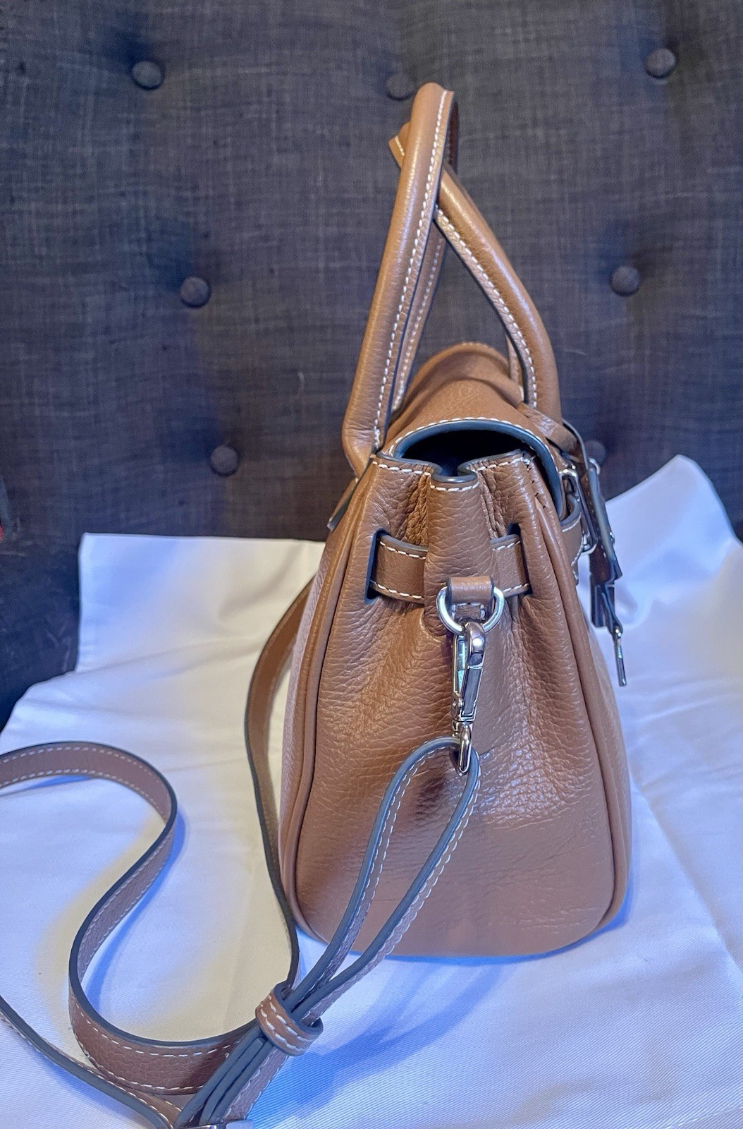 Mac Douglas Leather Satchel Shoulder Bag EUC 👜🤎 GORGEOUS Bag! GREAT PRICE!