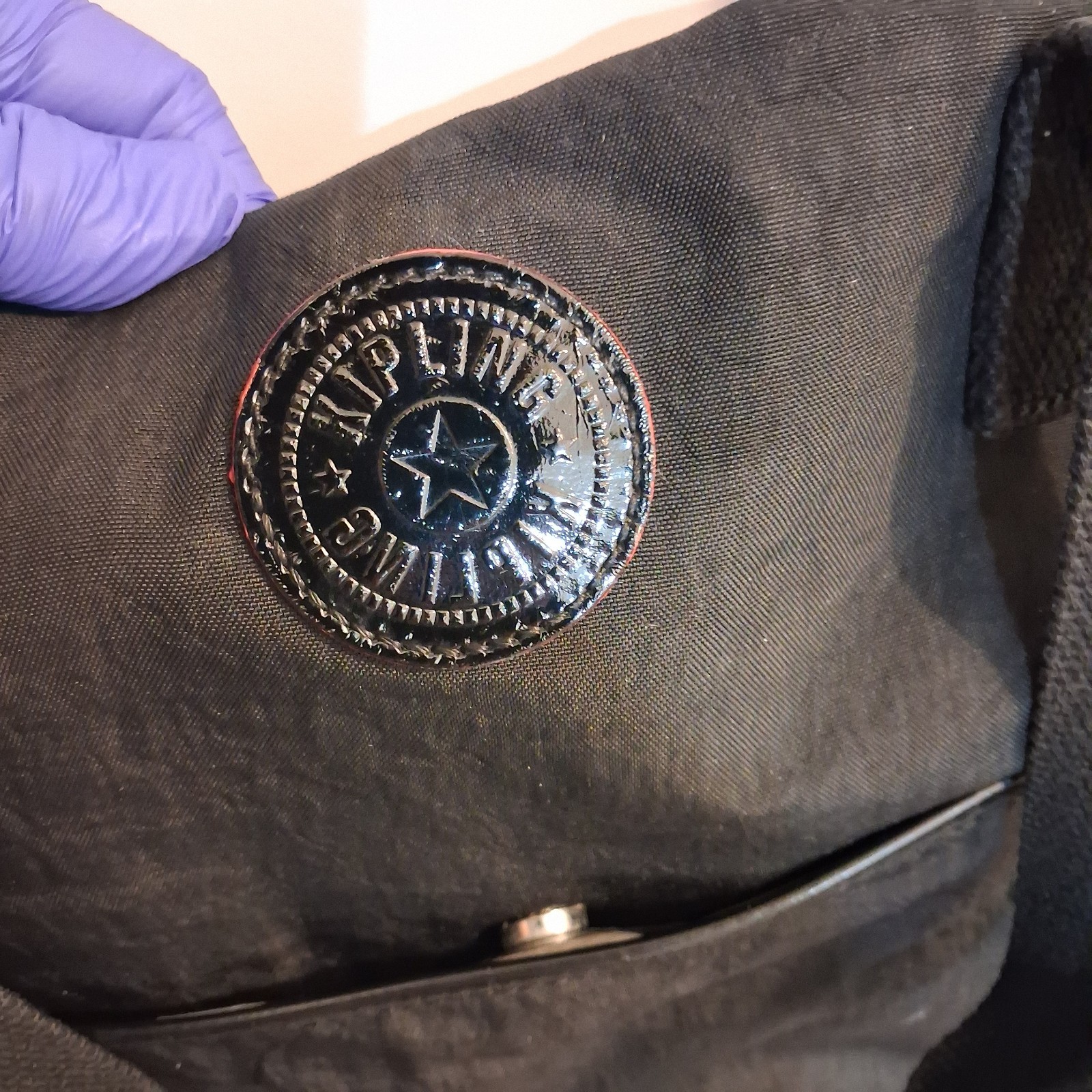 Kipling Felicity Crossbody Shoulder Bag Tote Black (14″ × 15″ × 5″) Pre-Owned
