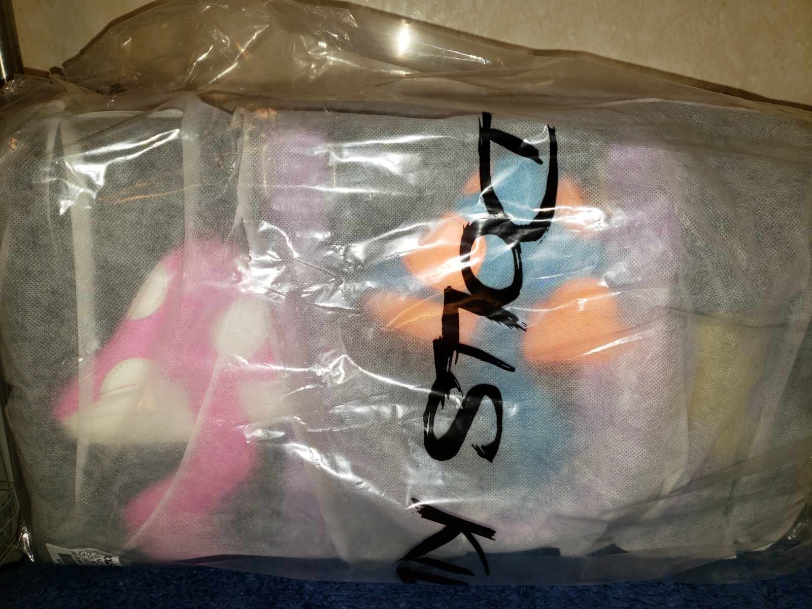 NEW Dolls Kill Lost In Wonderland Fuzzy Holographic Mushroom Weekender Bag