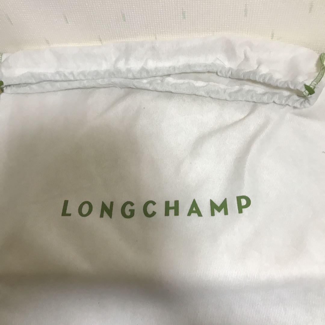Longchamp Tote Bag with Pouch, 17.3 x 12.2 x 3.9 inches, Used Excellent