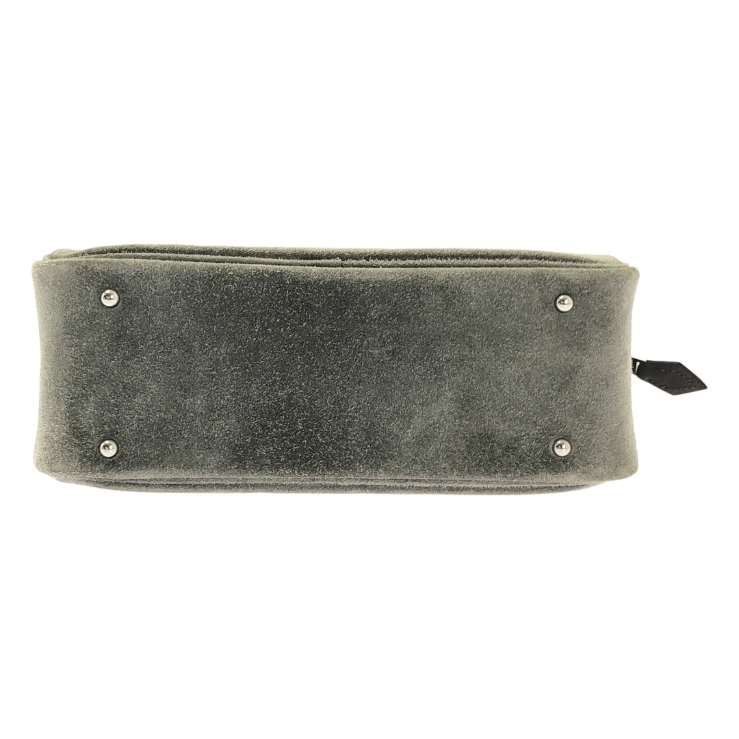 HERMES | Mini Plume 20 Suede Handbag Gray Women’s Used KLDR-0