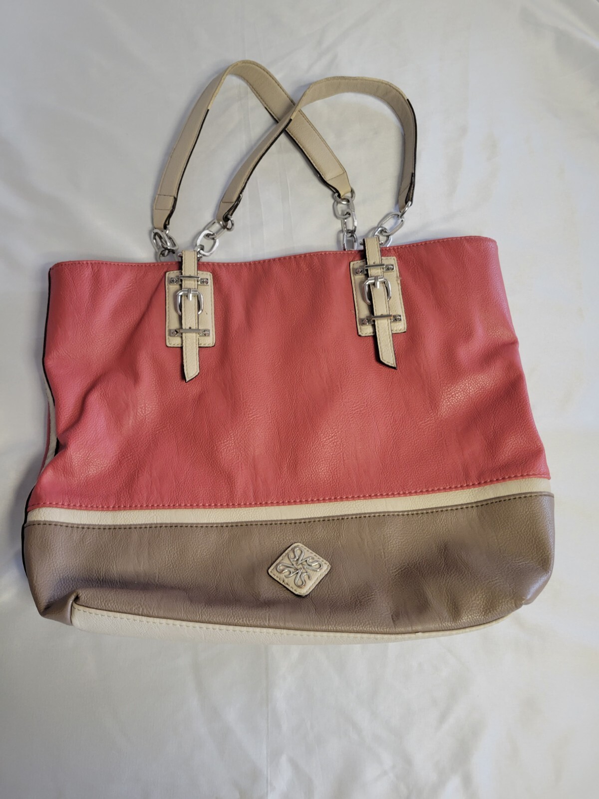 Simply Vera/Vera Wang Two-Tone ‘Catherine Tote Bag (13” x 16” x 5”)