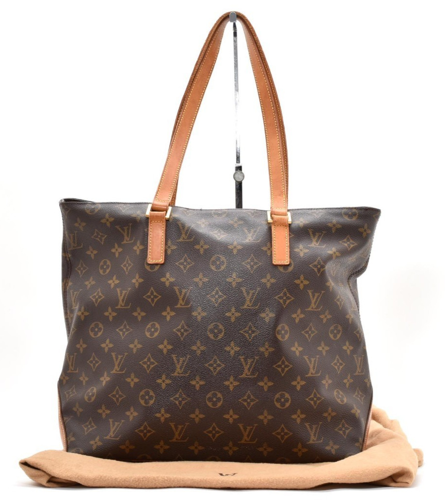 LOUIS VUITTON Cabas Mezzo M51151 Monogram Canvas Shoulder Tote Bag Vintage