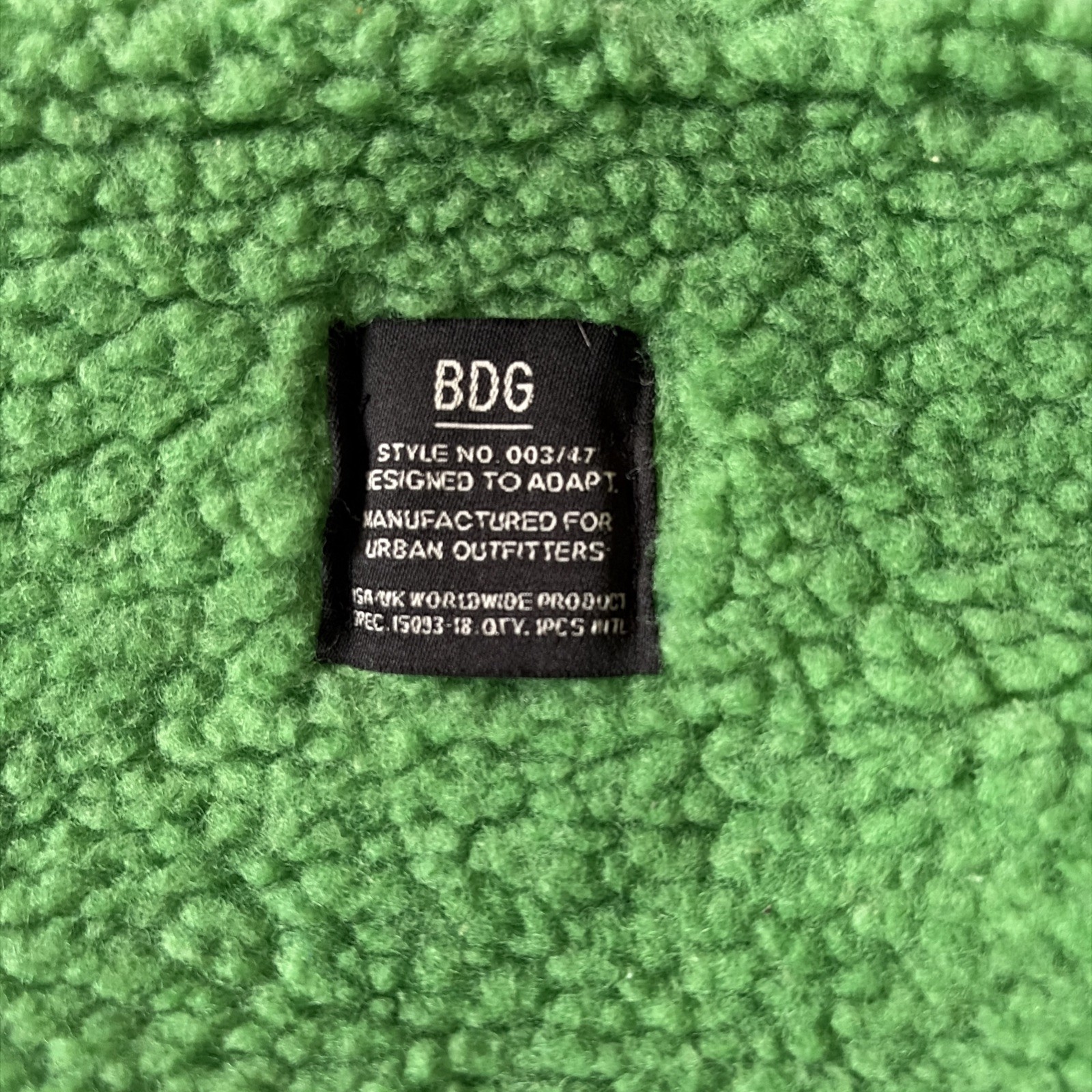 Urban Outfitters BDG Fleece Sherpa Tote Bag