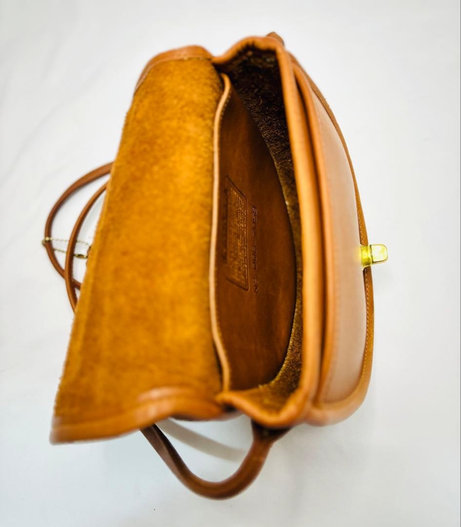 COACH Old Coach Half Moon Shoulder Brown USA Item