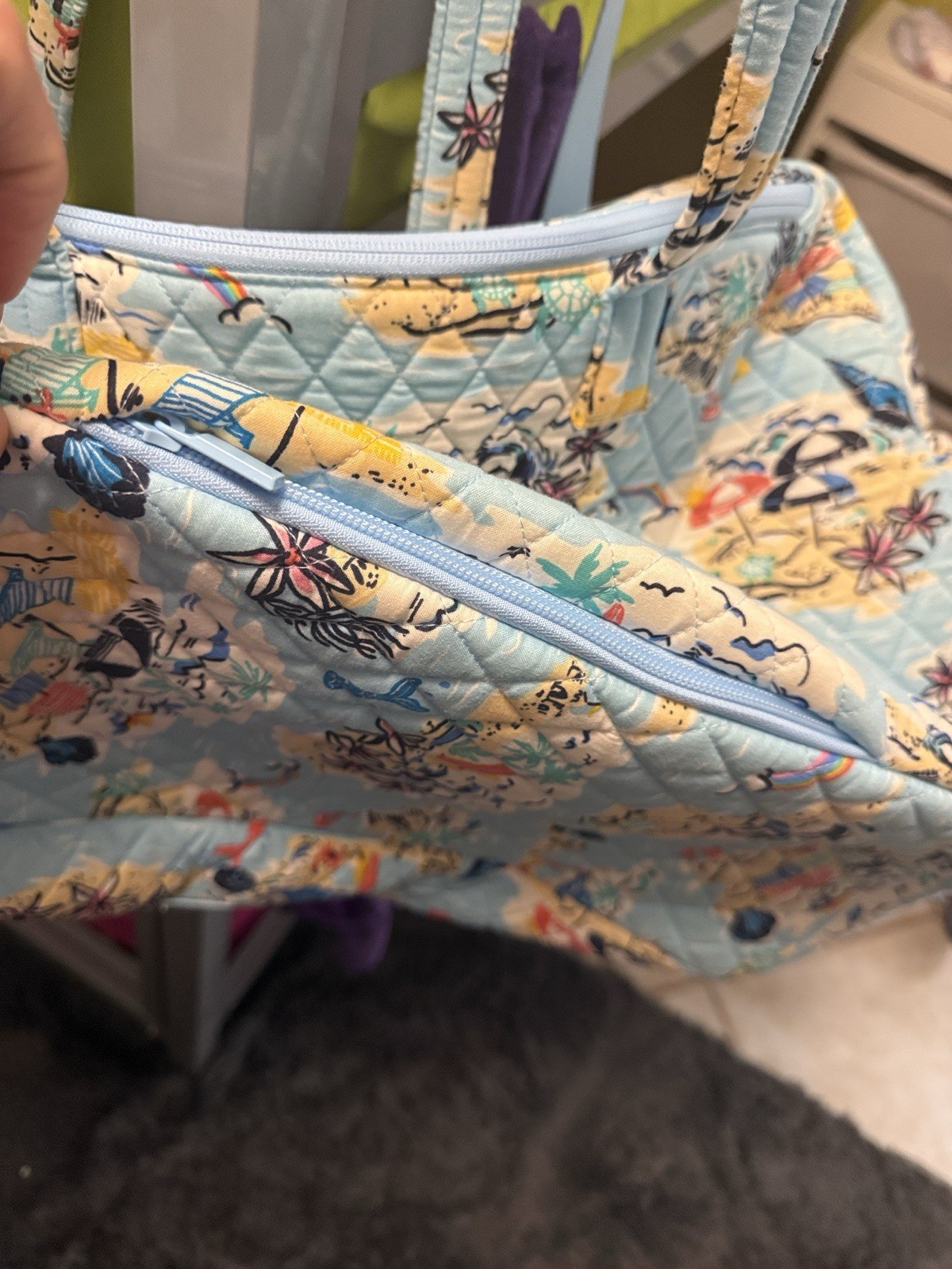Vera Bradley Beach Treasure Weekender Tote Bag