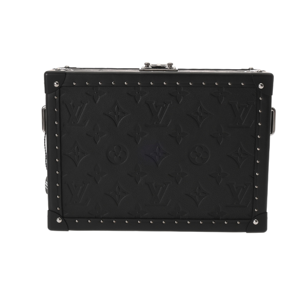 LOUIS VUITTON Clutch box M12876 Monogram shadow Noir Women Shoulder Bag