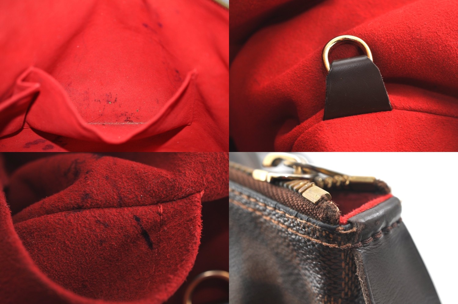 Authentic Louis Vuitton Damier Saleya MM Shoulder Tote Bag N51182 LV AA895