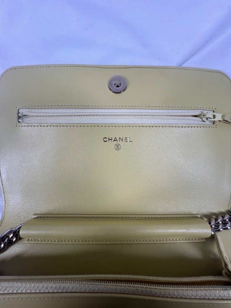 Chanel Chevron Quilted Boy Chain Wallet SPB-MS ID: 343752 (343752)