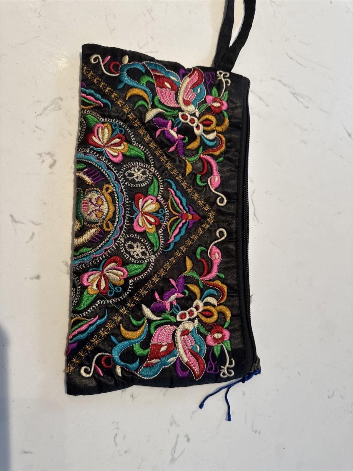 Embroidered Clutch Bag