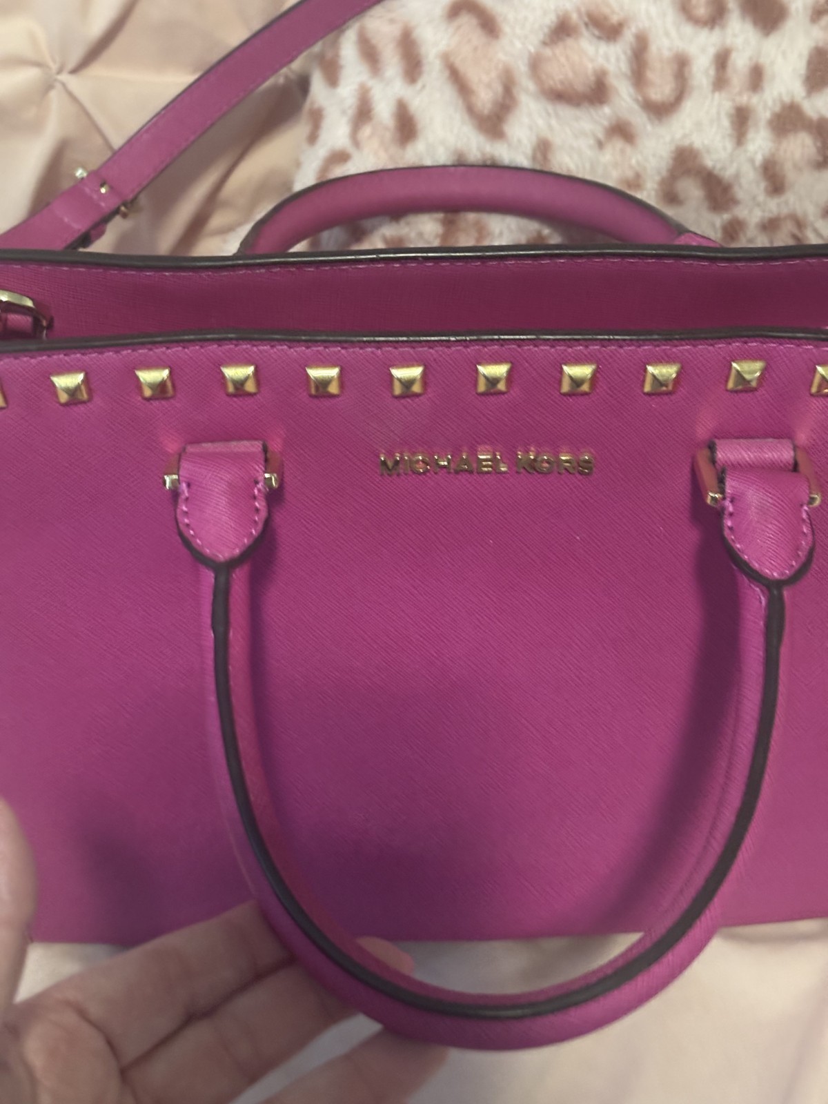 Michael Kors Hot Pink Selma