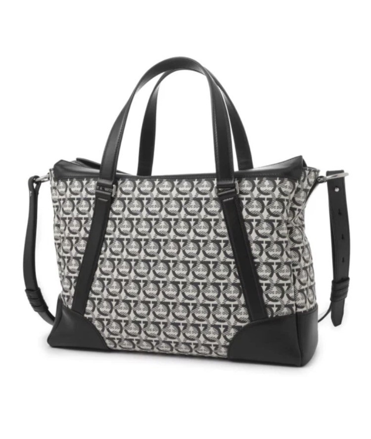 SALVATORE FERRAGAMO GANCINI MONOGRAM TRAVEL BAG NWT – PRE-OWNED