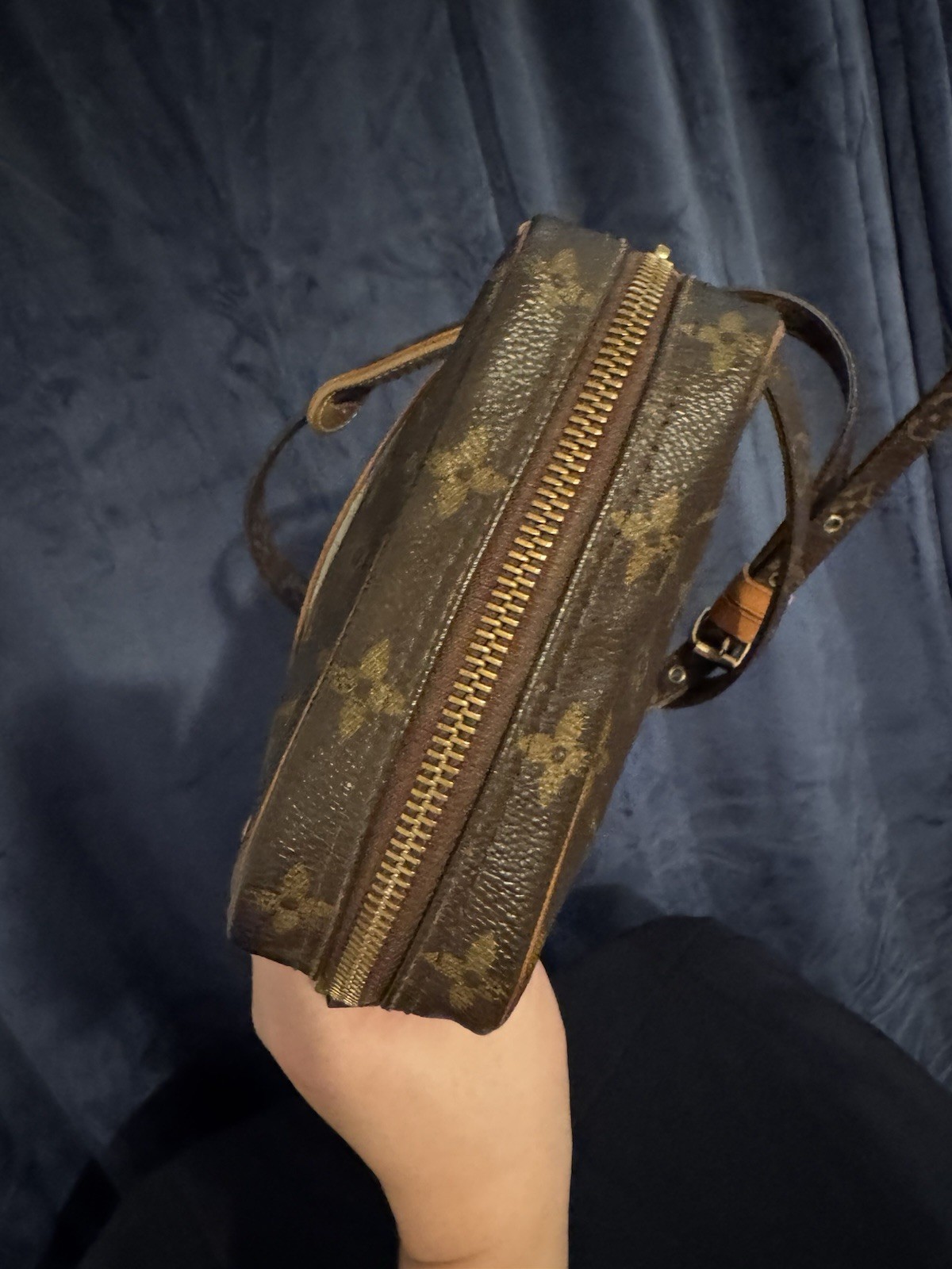 Louis Vuitton Danube Crossbody PM Brown Leather