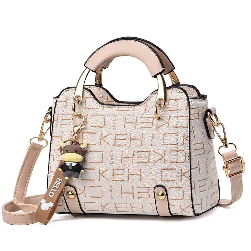 New Handheld Small Square Bag Fashionable Girl One Shoulder Small Bag Women’S Cr