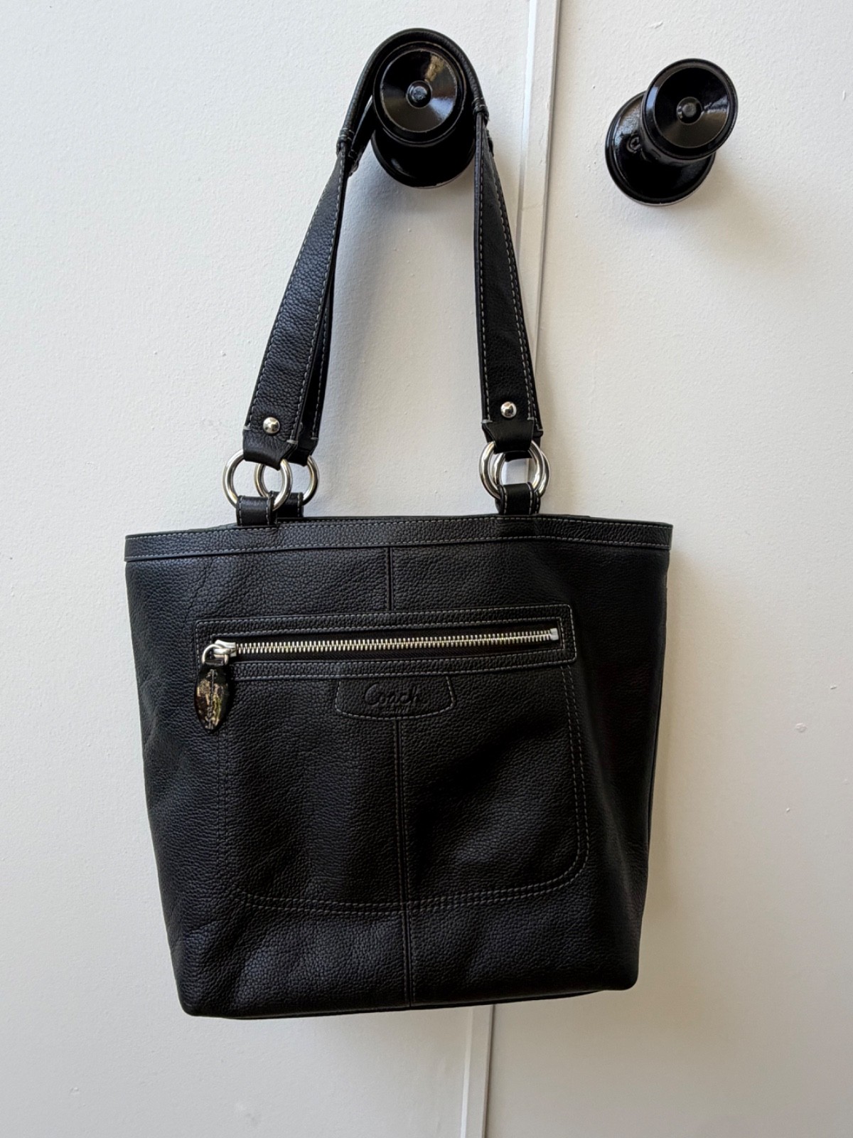 Vintage Coach Penelope Pebbled Leather Large Shoulder Bag – Style F14683