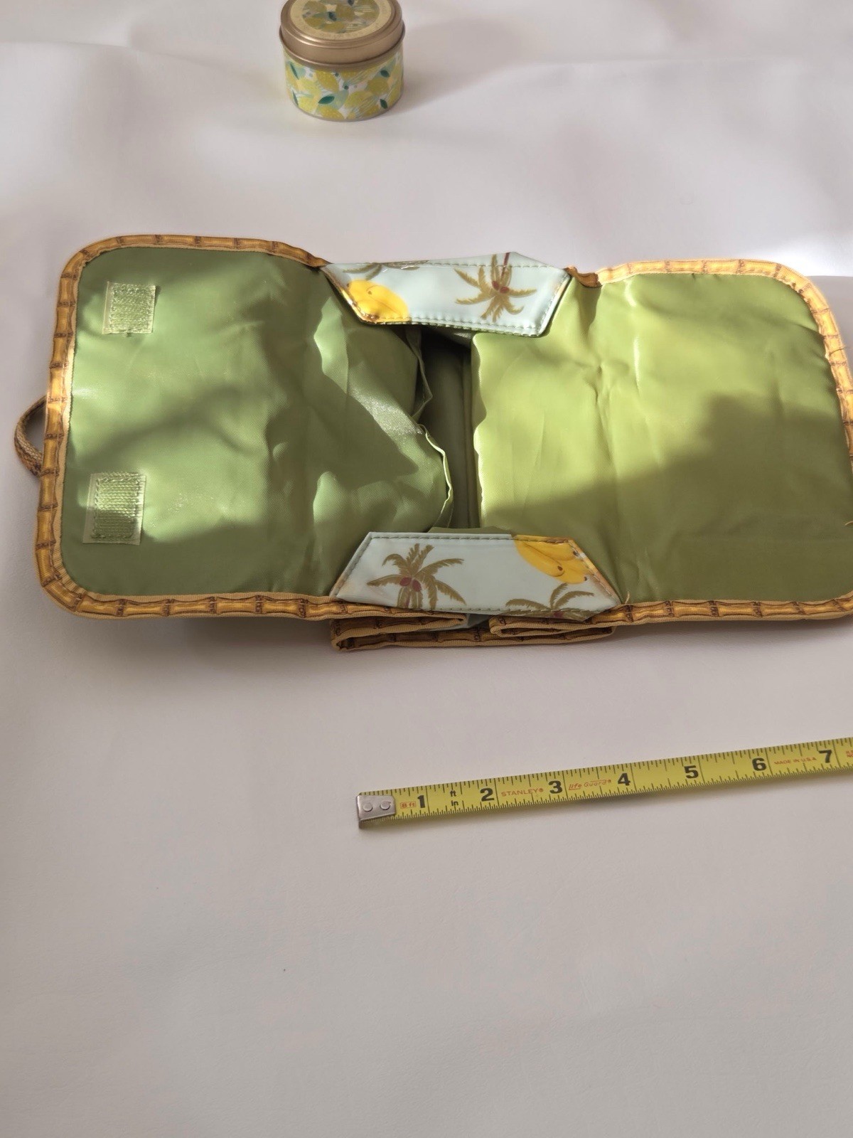 Banana Island Bag Lunch Snack Tote Cosmetic Bag Avon Beach Carrier Palm Tree 8