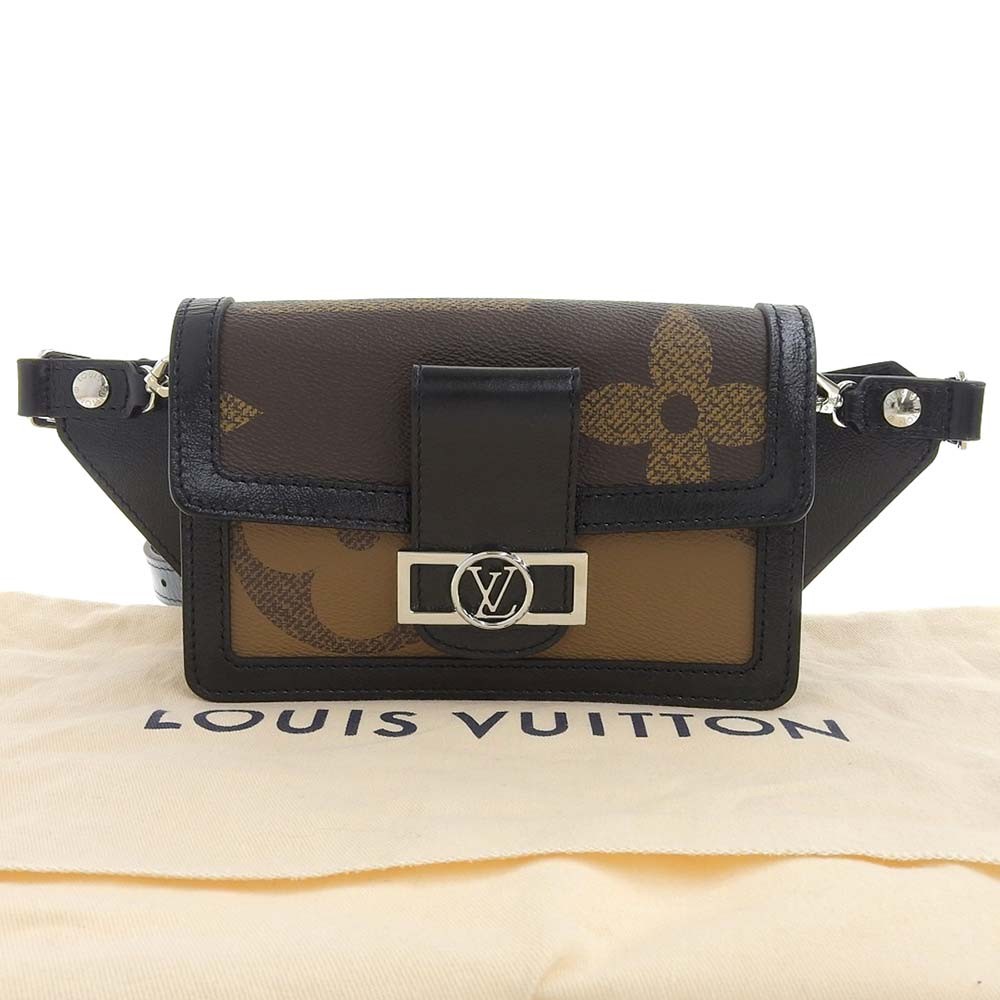 LOUIS VUITTON Giant Monogram Reverse Bumbag Dauphine Body Bag M67696 #054