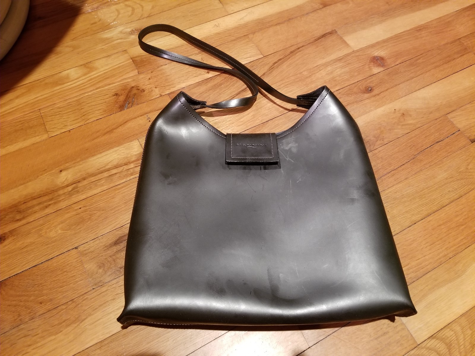 NANNINI LEATHER SINGLE HANDLE LADIES HANDBAG/PURSE – MADE IN ITALY