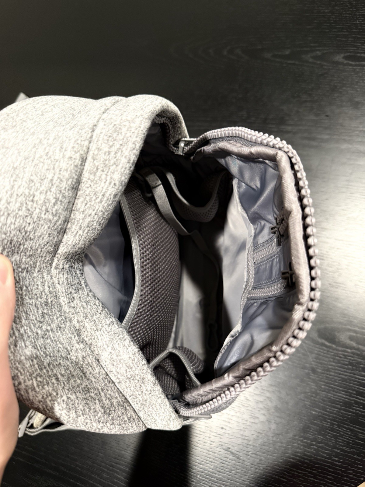 Dagne Dover | Neoprene Dakota Backpack | Heathered Gray | Small | 9 x 5 x 13