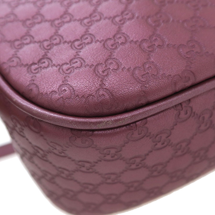Gucci Micro Guccissima Shoulder 309538 Guccissima Leather Pink #SAB16141