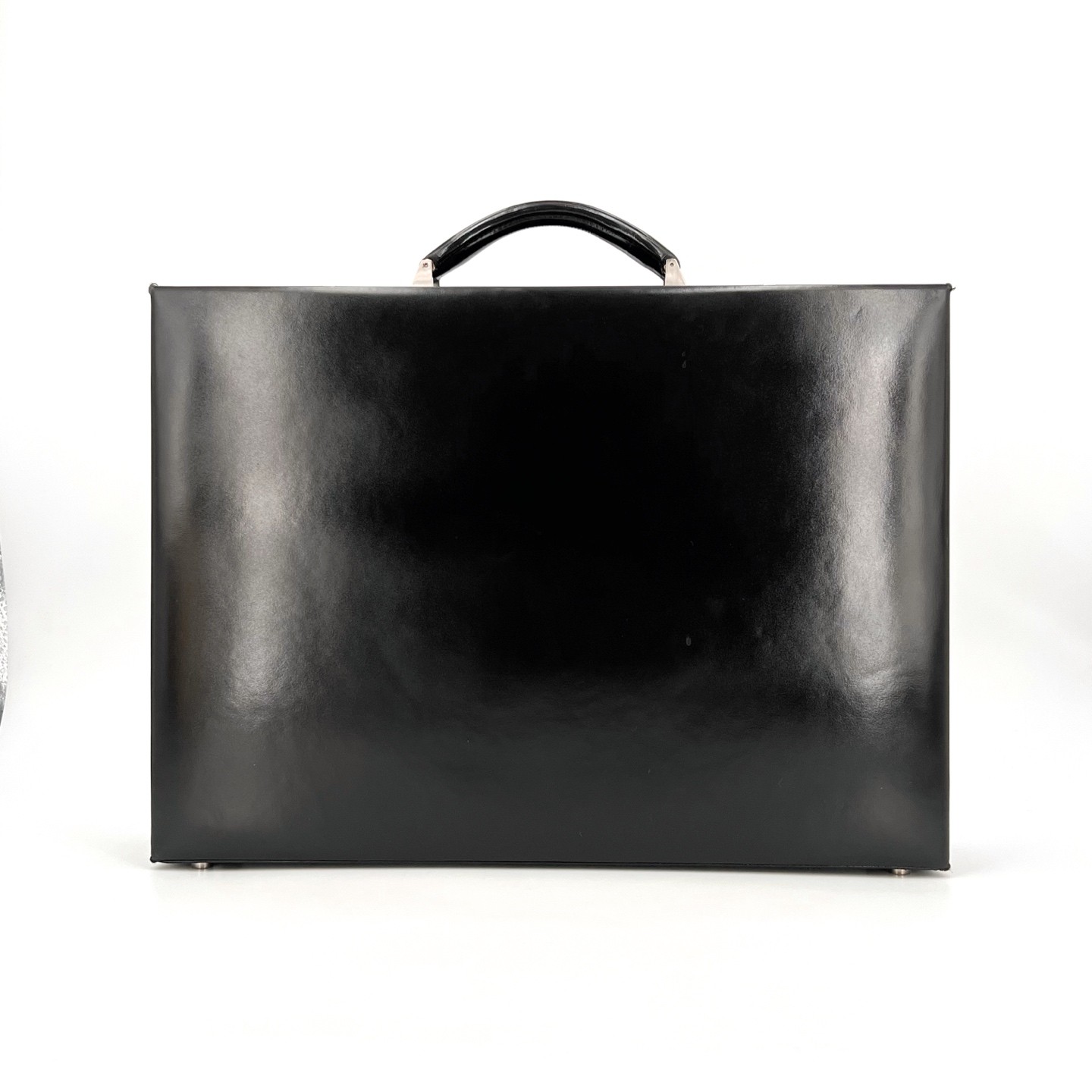 LOEWE Black Leather Silver HW Briefcase Duty Paid