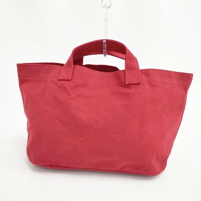 MARKS & WEB Cotton canvas round bag Tote Bag Red 6-0705G∞
